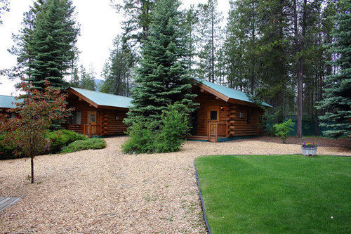 Silverwolf Log Chalets Coram Exterior foto